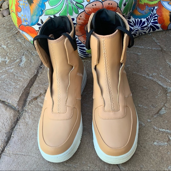 Nike AF1 Rebel XX AO1525-200 Tan Leather Sneaker - Picture 5 of 15